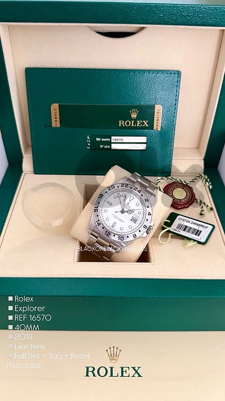 Rolex, Explorer, Full Set, Like New, 2011