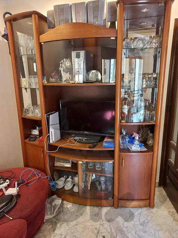corner and vitrine