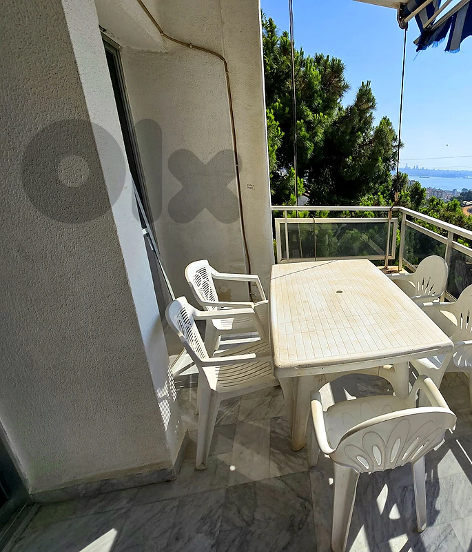 200 SQM Semi Furnished Spacious Apartment in Aoukar with Sea View