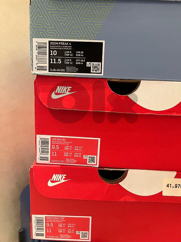 Original Nike Shoe Boxes
