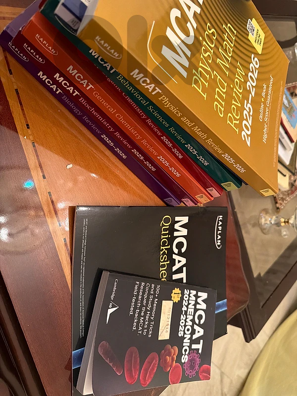 Kaplan MCAT Complete set 7 books 2025-2026