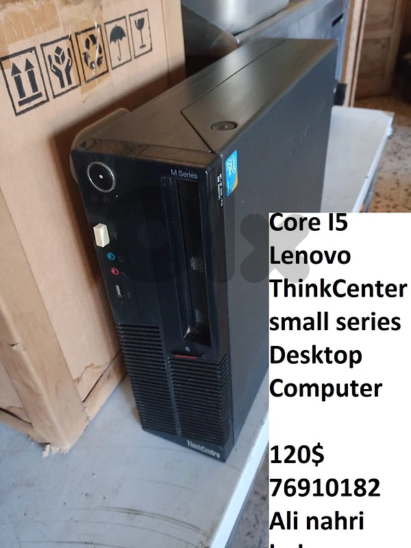 Lenovo think center computer core I5