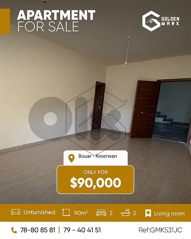 GMK531JC- Apartment For Sale In Bouar - شقة للبيع في البوار