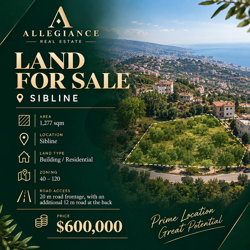 1,277 sqm Residential Landfor Sale – Sibline