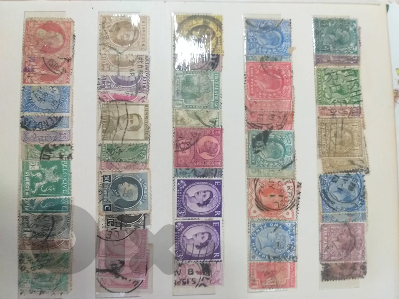 stamps album collection 500+ stamps