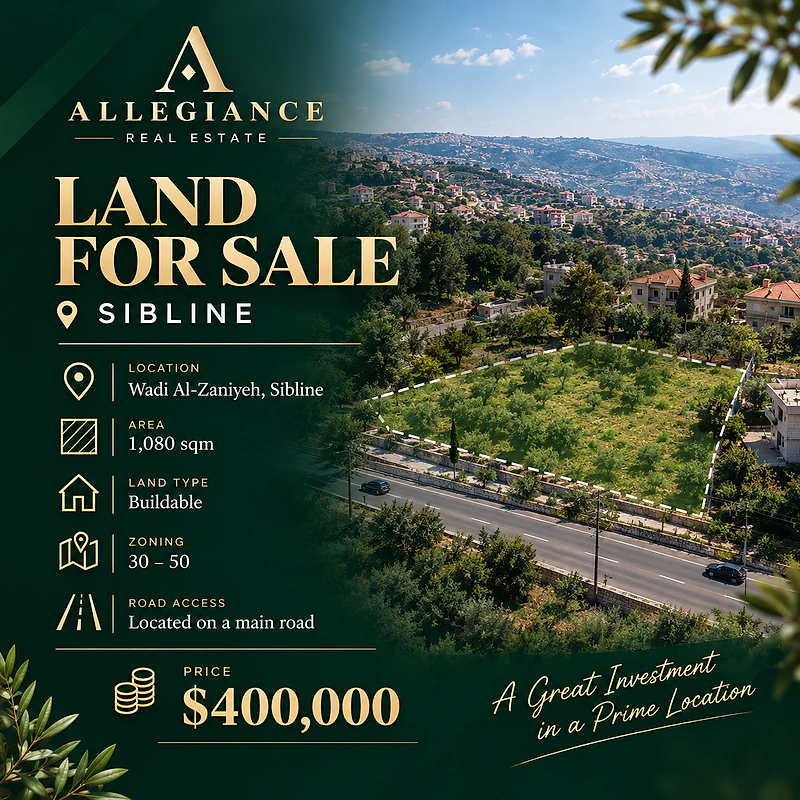 1,080 sqm Buildable Land for Sale – Sibline