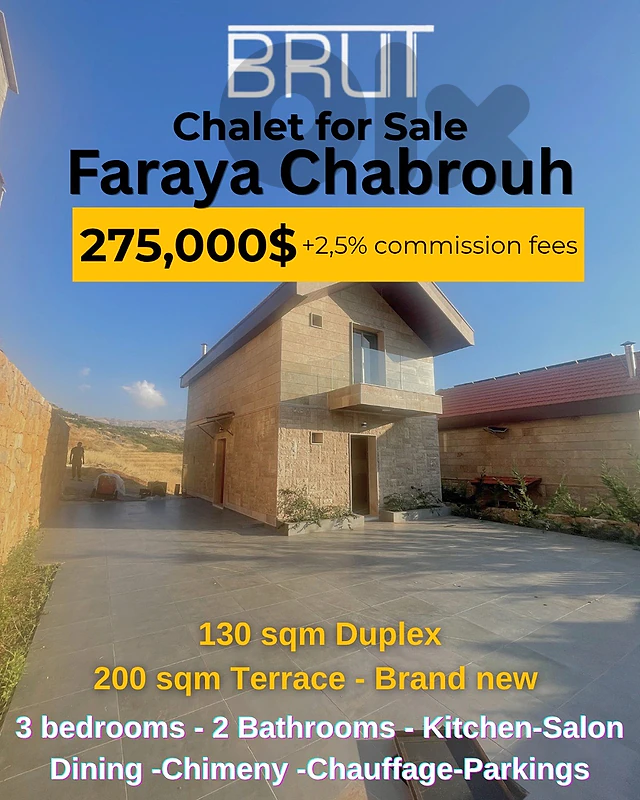 Stand Alone Chalet Villa for sale in Faraya Chabrouh