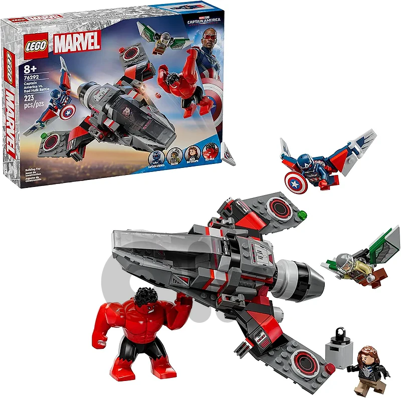 lego marvel captain america vs red hulk