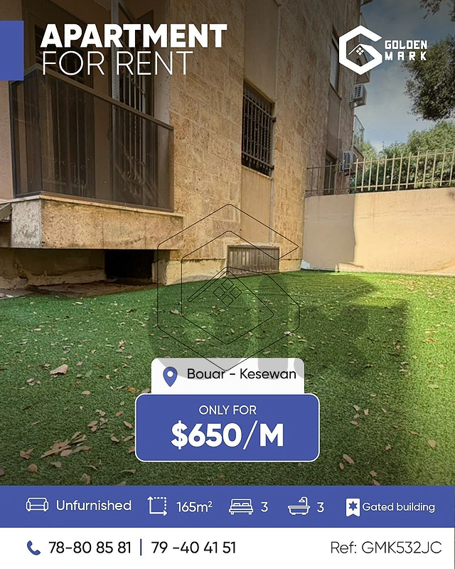 GMB532JC- Apartment For Rent In Bouar - شقة للإيجار في البوار