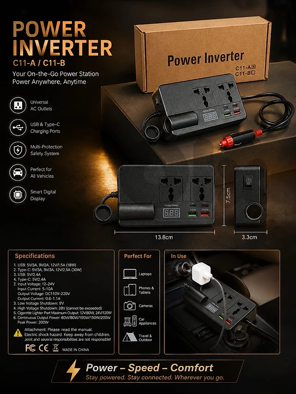 power inverter car charger