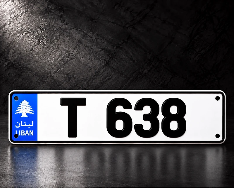 Rare 3 digits car number plate