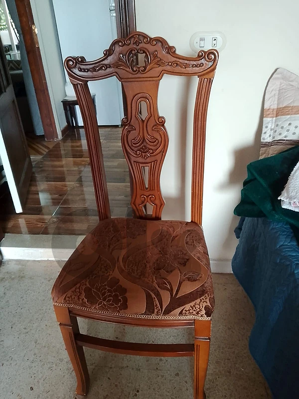 طاولة سفرة + ١٠ كراسي سنديان طاولة سفرة + ١٠ كراسي سنديان