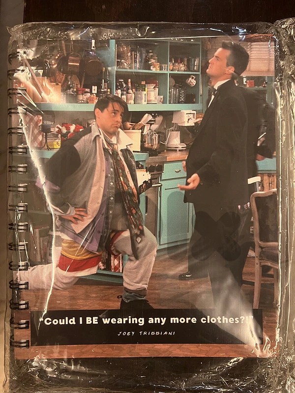 Typo A5 Notebook – Friends Joey Tribbiani – New, Sealed