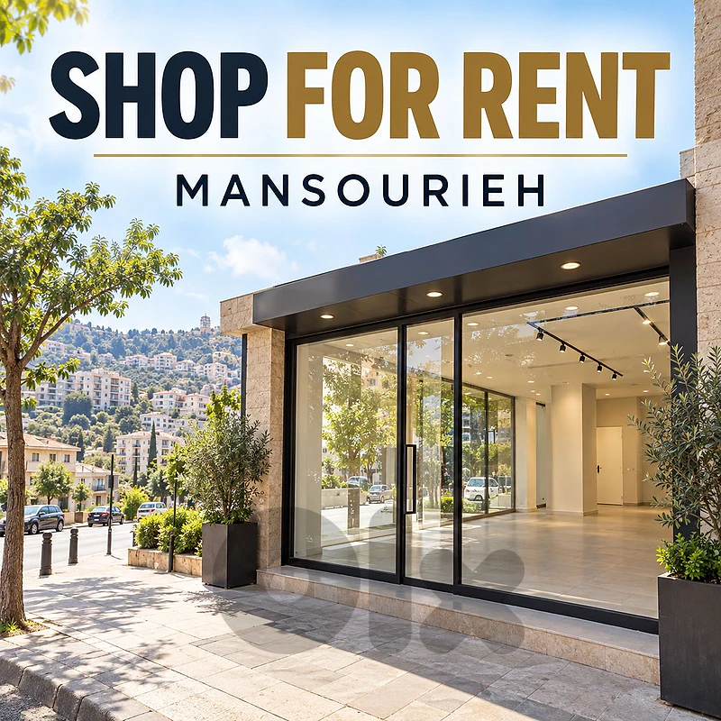 Shop for rent Mansourieh محل للايجار المنصورية