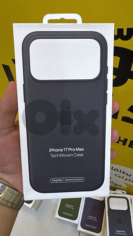 Apple Techwoven Case 17 pro Max black
