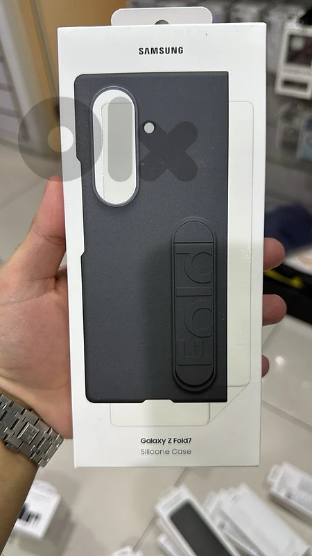 Samsung galaxy z fold 7 silicone Case Black