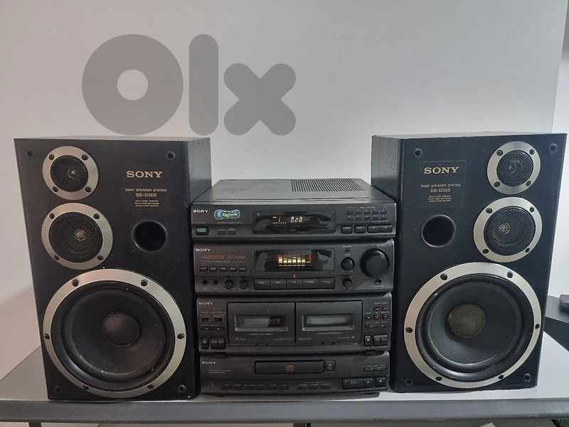 🎵 Sony Vintage Stereo System – Complete Set 🎵 150$🔵Bluetooth