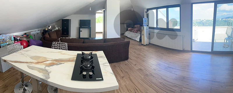 roof apartment for rent in qortada