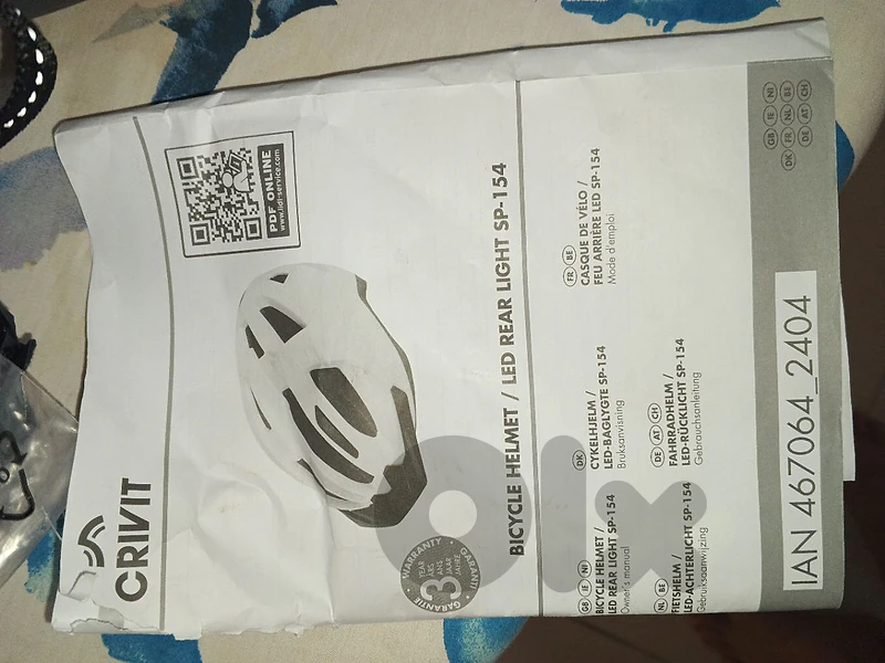 crivit bike helmet