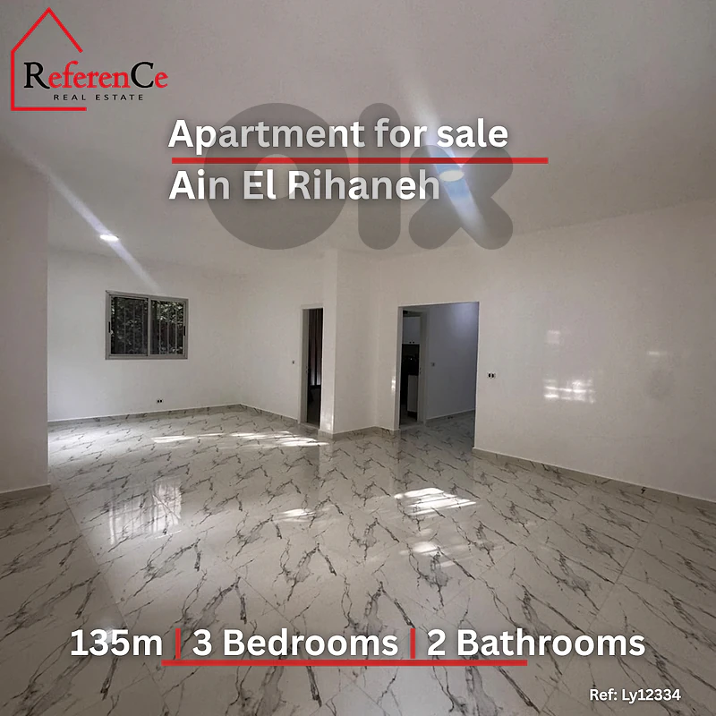 Renovated apartment in Ain El Rihaneh شقة تم تجديدها في عين الريحاني