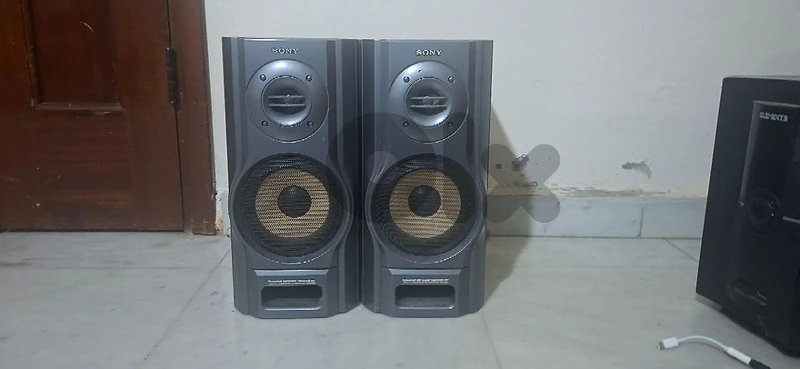 two sony speakers rca