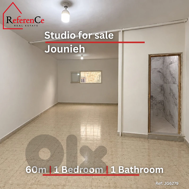 Studio in Jounieh for sale استوديو في جونية للبيع Studio in Jounieh for sale استوديو في جونية للبيع