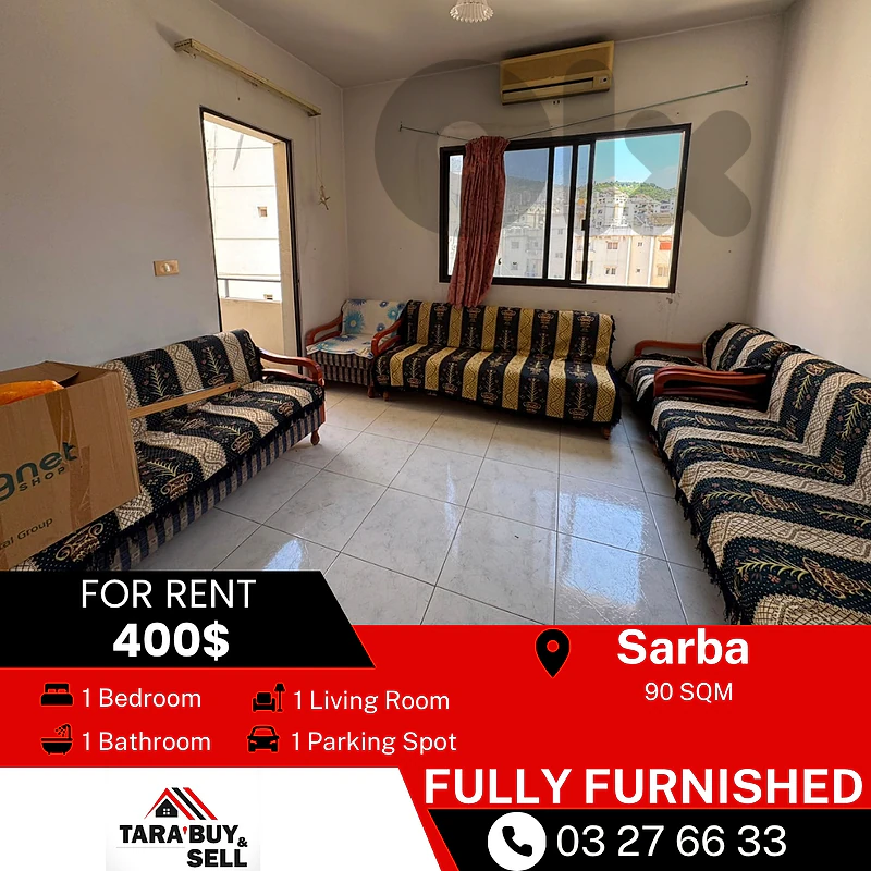 Apartment fully furnished in Sarba( 1 min away from the highway)