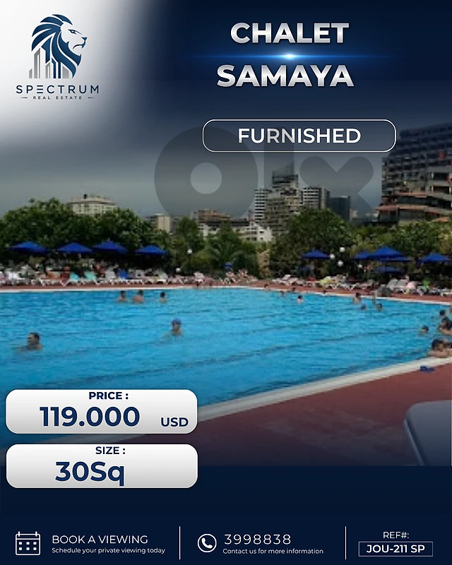 CHALET | SAMAYA | FULLY FURNISHED, (JOU-211) SP