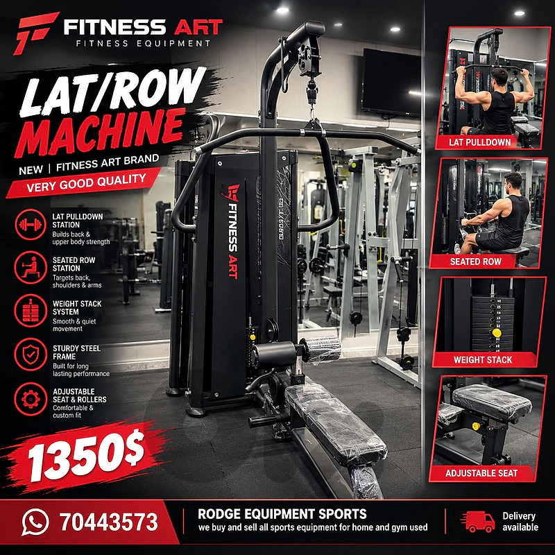 Lat/row machine new fitness art brand very good quality