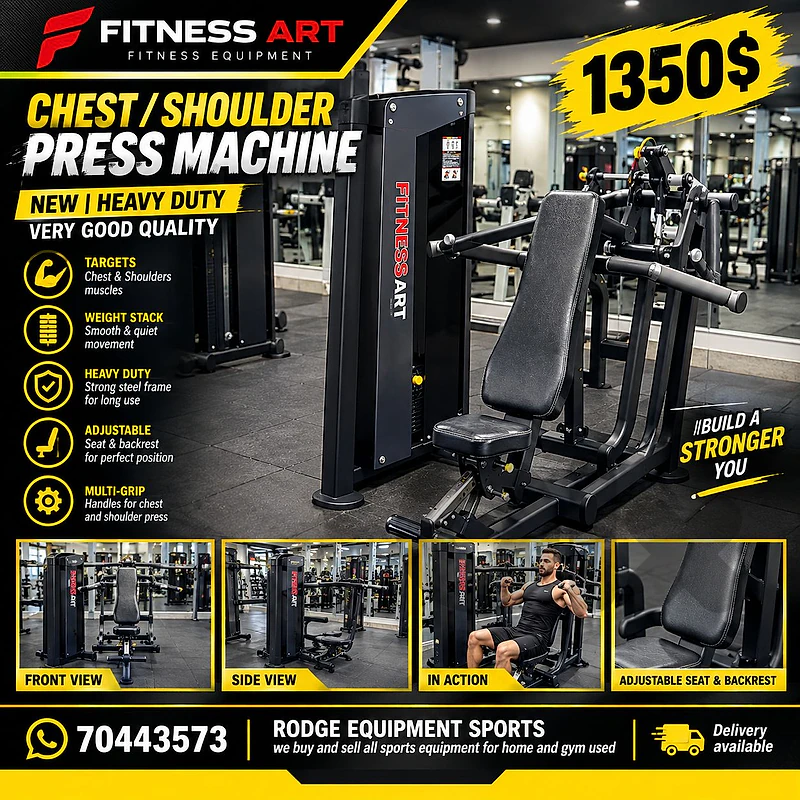 Chest/sholder press machine new heavy duty