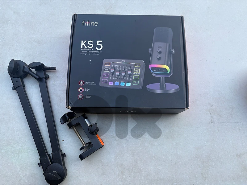 Fifine xlr microphone ks5 Kit + mic arm