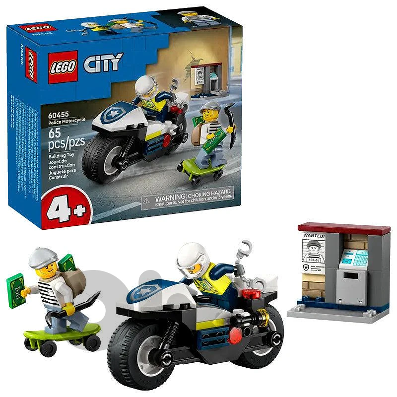 LEGO Police Motorcycle Chase 420 | 60455