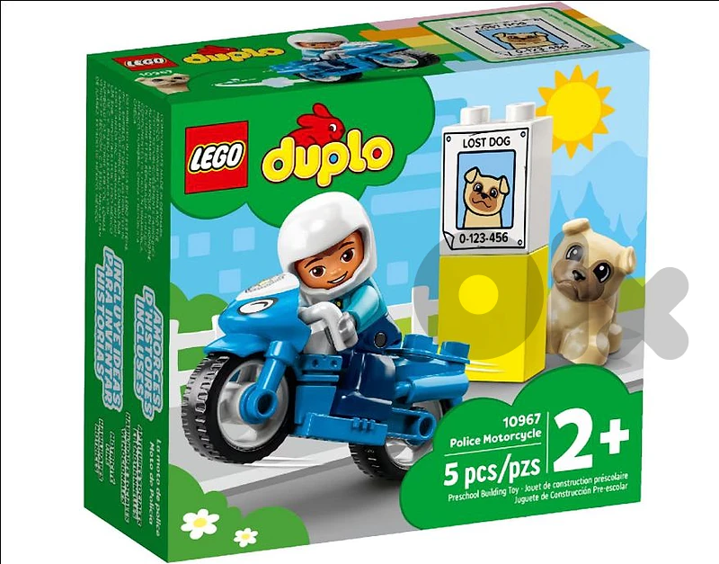 LEGO 10967 Duplo Police Motorcycle | 5 PCS