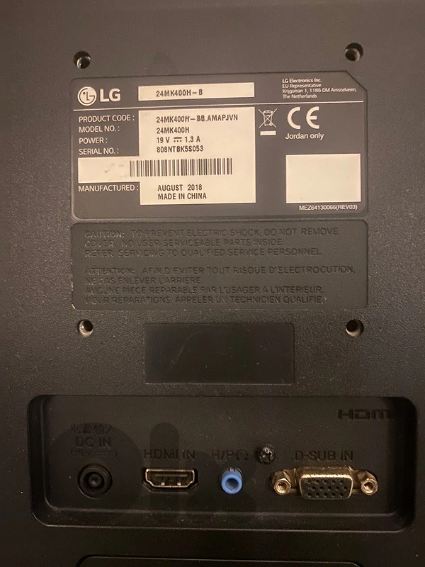 screen LG 24inch
