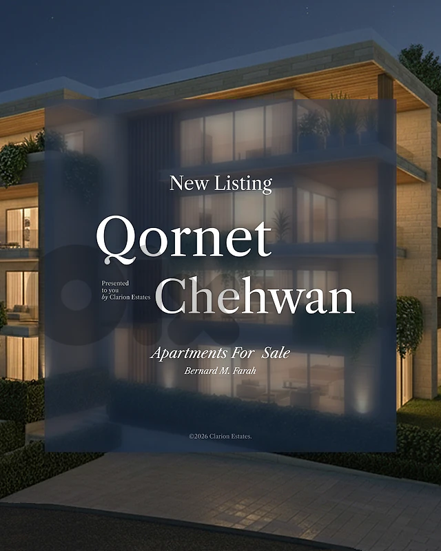 Apartment for sale in Qornnet chehwan credit facilities