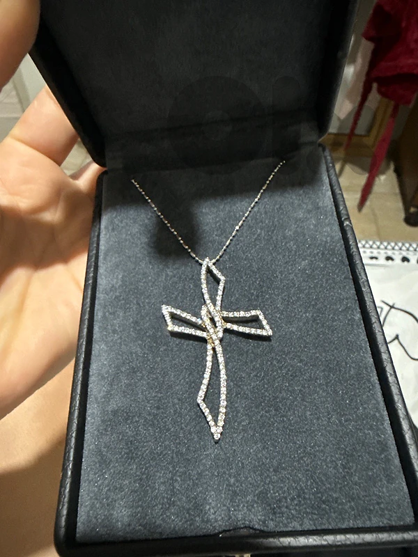 Silver 925 cross necklace