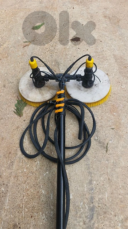 double head solar panels brush
