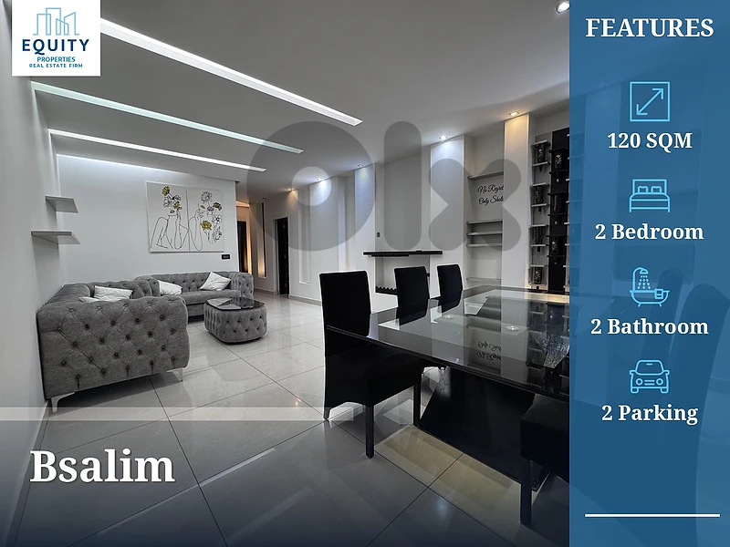 Furnished 120 SQM Apartment For Rent In Bsalim #RH32350