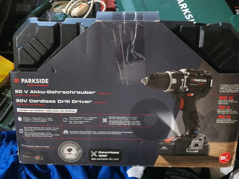 Parkside Performance bruchless drill