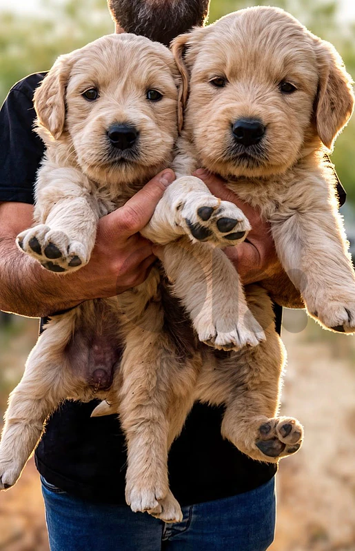 golden retriever puppy pure bread