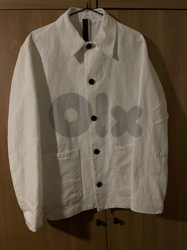 LWBR White Linen Overshirt/Jacket