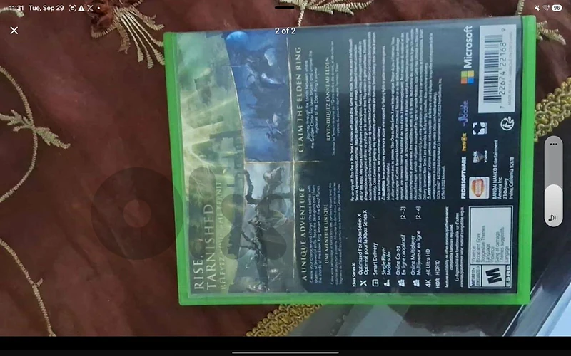 elden ring xbox series x one disc