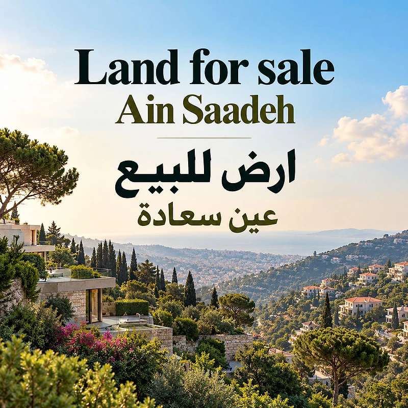 Land for sale Ain Saadeh ارض للبيع عين سعادة Land for sale Ain Saadeh ارض للبيع عين سعادة