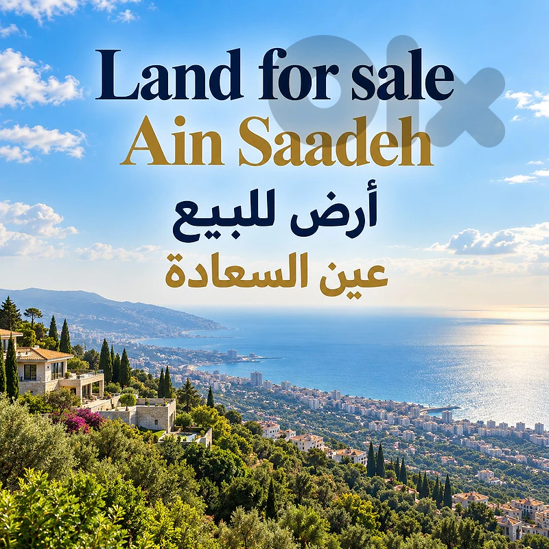 Land for sale Ain Saadeh أرض للبيع عين سعادة