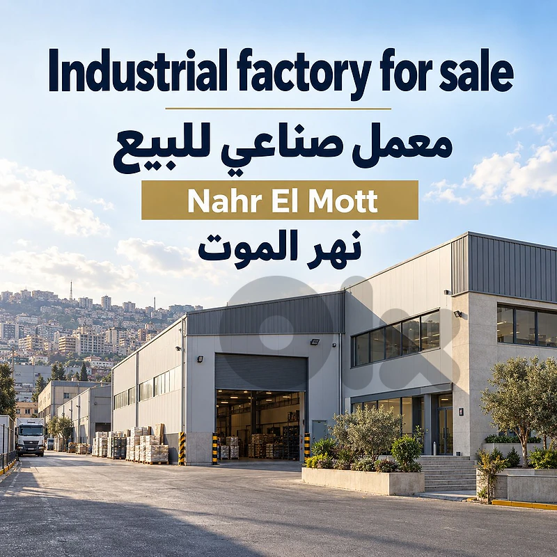 Industrial factory for sale Nahr el mott معمل صناعي للبيع نهر الموت