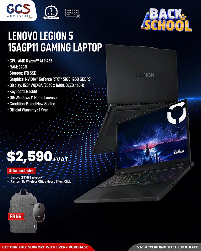 Lenovo Legion 5 15AGP11 Gaming Laptop