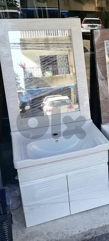 مغاسل اونكستري مع مراية جديد