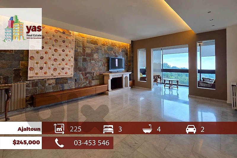 Ajaltoun 225m2 | Well Maintained | Panoramic View | High End | TO