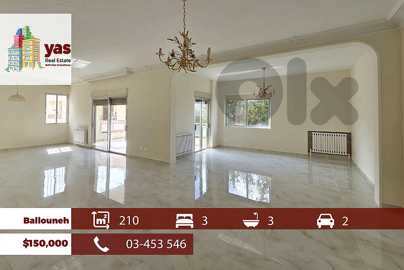 Ballouneh 210m2 | Open View | Excellent Condition | Calm | TO