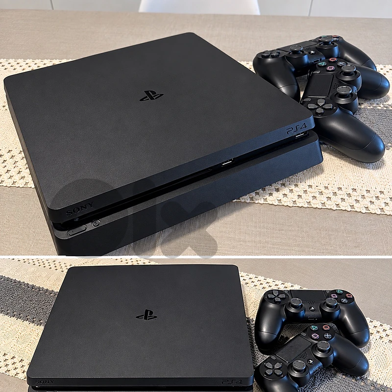 PS4 Slim 1TB + 2 Controllers – Excellent Condition 🎮